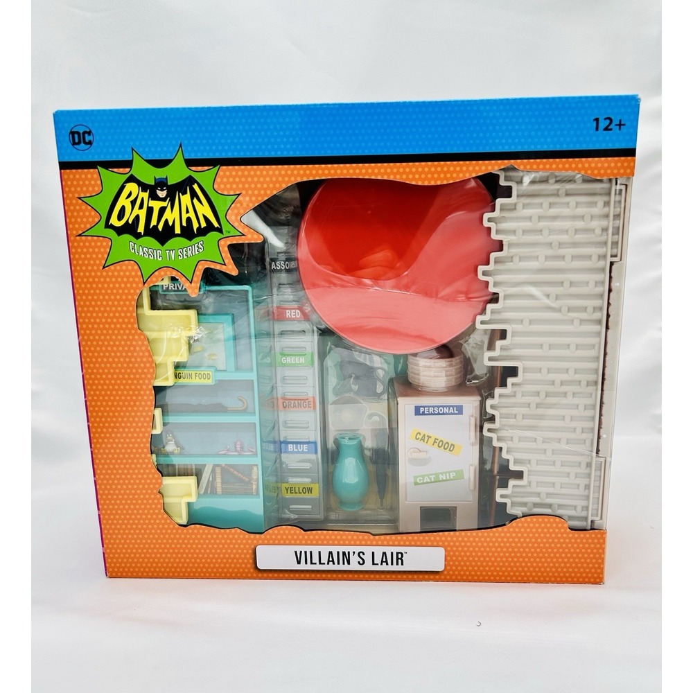 Mcfarlane Batman Classic Tv Series Villain's Lair New & Sealed Box